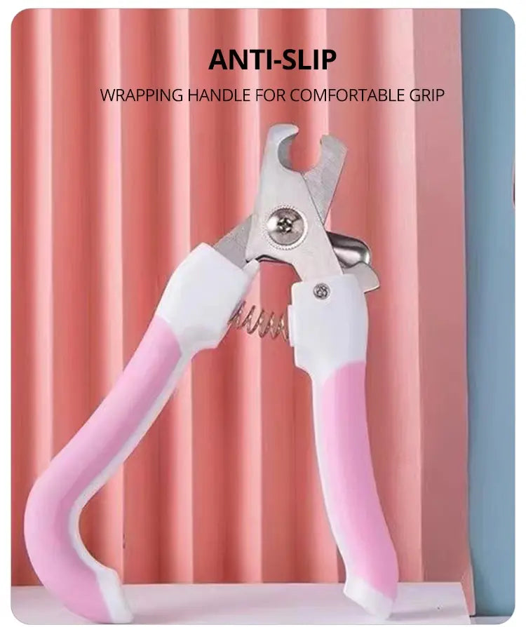Pet Nail Scissors Cat and Dog Nail Clippers Sharp Stainless Steel Knife Head Large and Small Pet Supplies