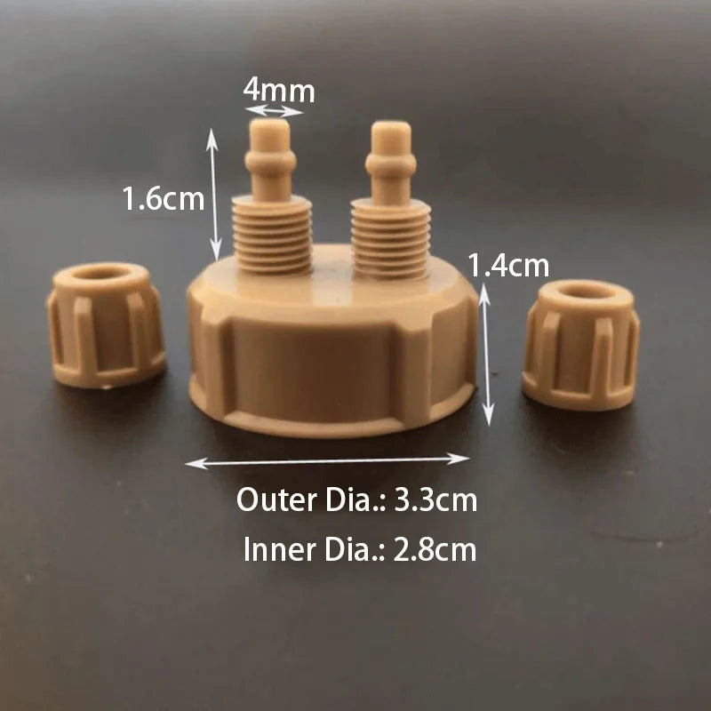 Aquarium CO2 System Pro Tube Valve Guage Bottle Cap Kit Fish Tank Live Plant DIY Air Diffuser Generator Tool Part Kit 2020 New