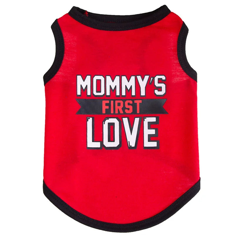Lovely Cotton Pet Vest for Small Dogs Summer Puppy Dog Cat Clothes Pomeranian Poodle Chihuahua Shirts mascotas Clothing Apparels