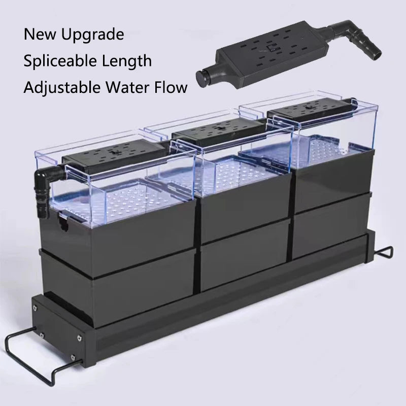 Adjustable Aquarium Fish Tank Filter Rain Spray Bar Unit Outflow Pipe Aquarium Accessories Water Fall Filter Connecting Pipes