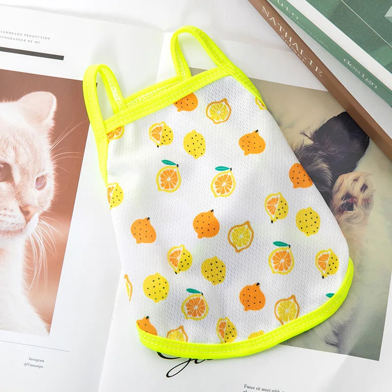 2023 Dog Clothes For Small Dogs T Shirts Spring Vests For Dogs Summer Clothing For Dogs French Bulldog Hawaii Dog Accessories
