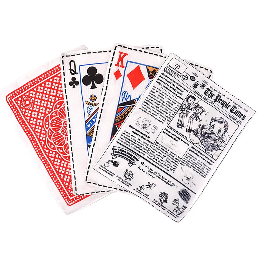 Plastic Creaks Squeaky Newspaper Poker Crinkle Dog Toys Fun Interactive Tug of War Dog Chew Toy Washable Bite-Resistant Pet Toys