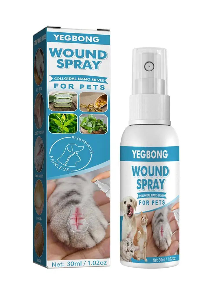 30ml Pets Anti-Itch Spray Pet Wound Spray Cats Dogs Skin Healthy Care Spray Pets Anti-Itch Treat Products For Sensitive Skin