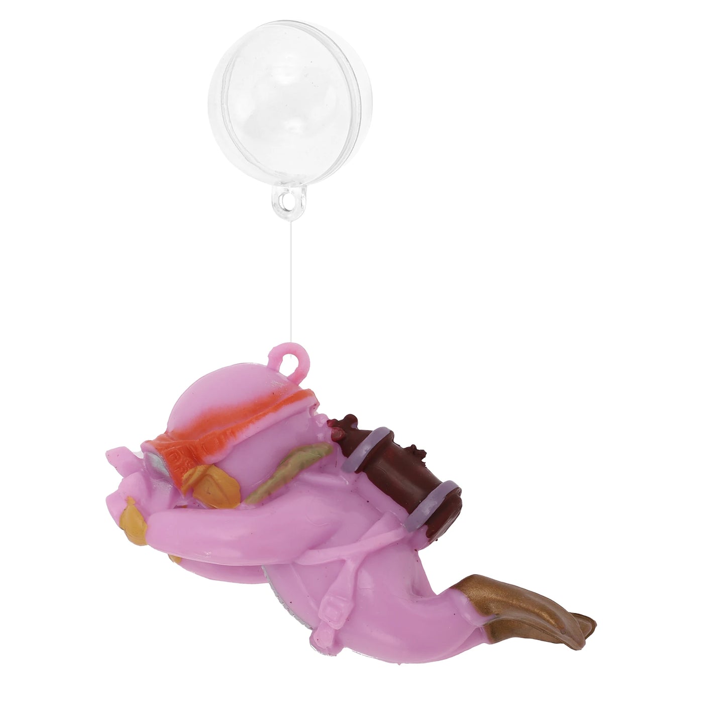 UXCELL Mini Diver Aquarium Decorations Floating Diver Aquarium Ornaments Cute Simulated Frogman Figurines Fish Tank Decor