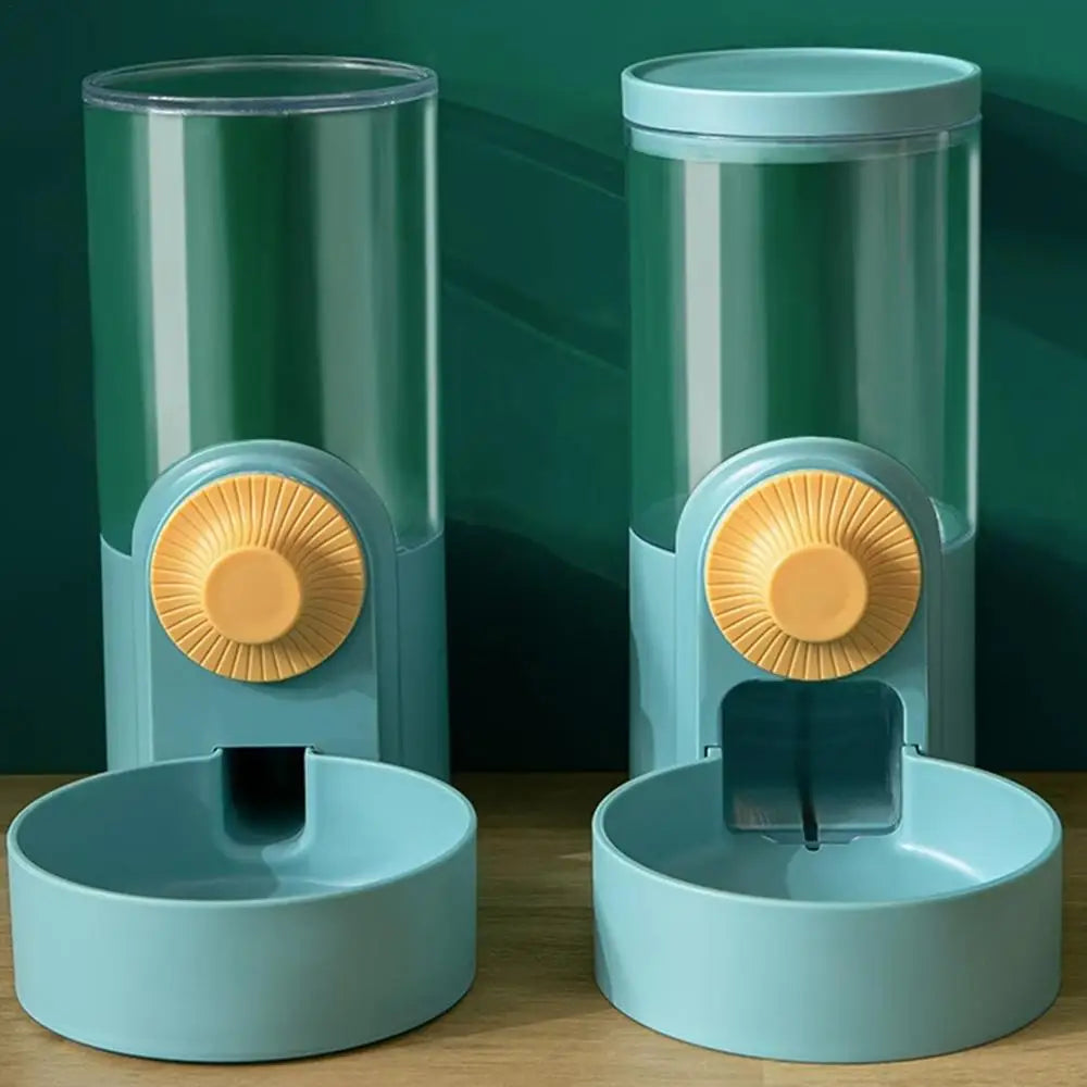 1000ml Pet Rabbit Feeder Automatic Pet Food Water Dispenser Large Capacity Bunny Feeder Pet Cage Food Water Bowl For Puppy Cat