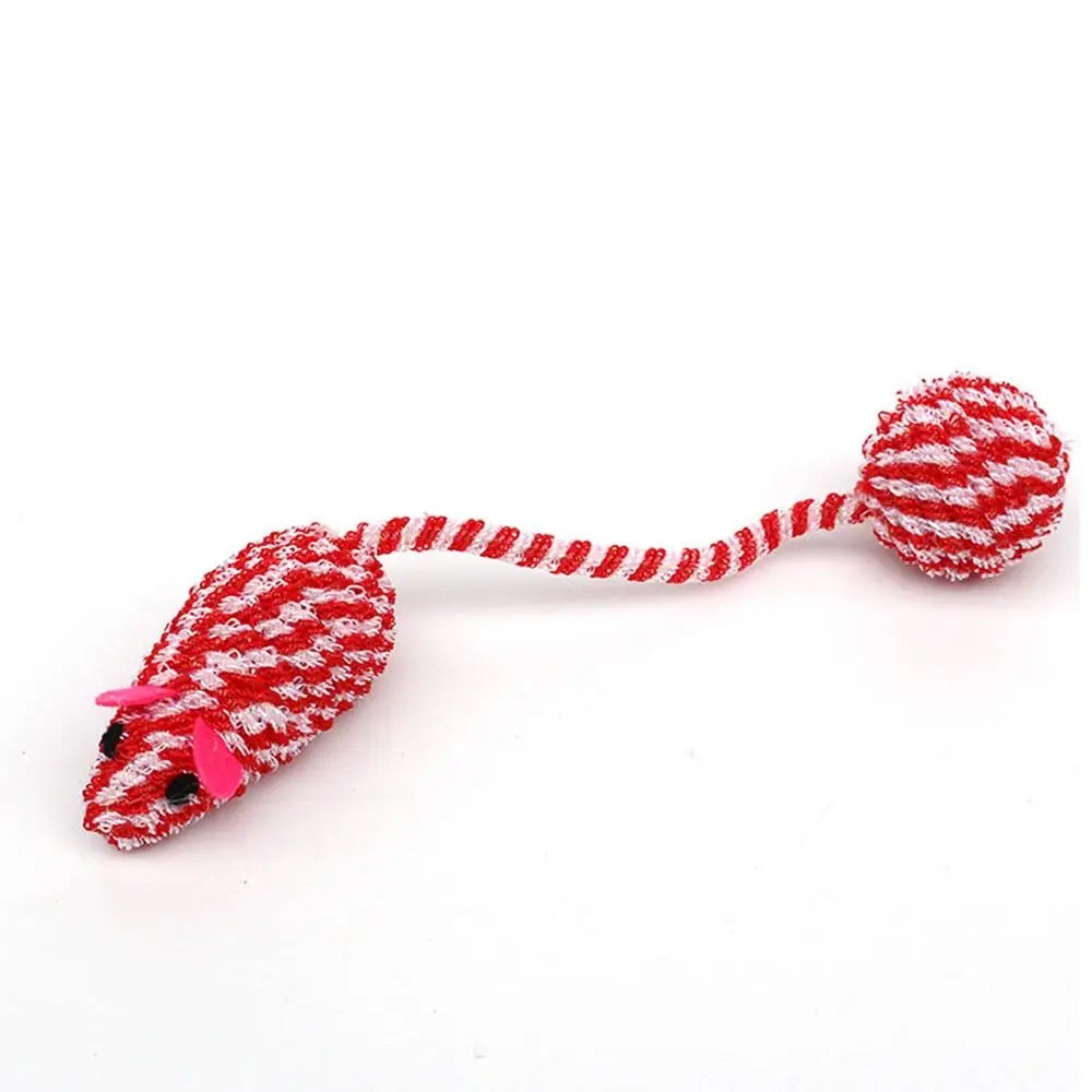 Squeaky Mouse For Cats Interactive Cat Toys For Indoor Cats Funny Teeth Cleaning Chew Toys For Small Dogs Cats Puppies Random