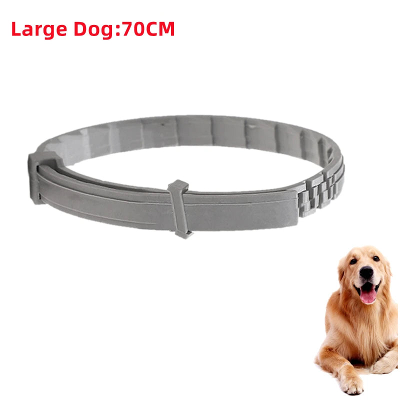 Extendable Pet F le a Collar Necklace Personalized A n ti Fl ea and Ti ck Big Dog Puppy Cat An ti-Fl ea Collar T ic ks Dogs