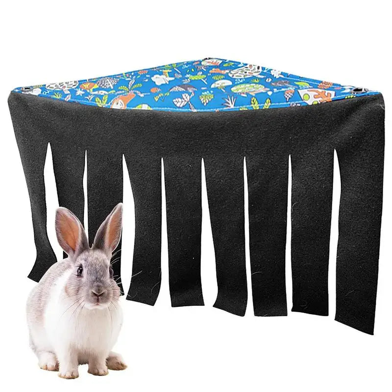 Guinea Pig Hideout Fleece Guinea Pig Hideout Small Animal Corner Fleece Hideaway Fleece Forest Curtain Hideout For Guinea Pigs