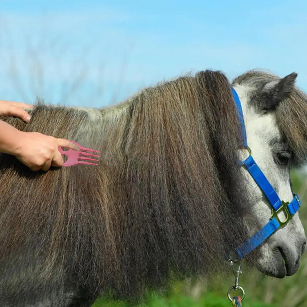 20PCS Mane Pulling Comb for Horses Portable Horse Grooming Tools Horse Comb Set Ergonomic Horse Mane Comb Horse Grooming