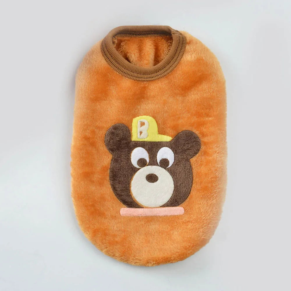 Guinea Pig Clothes Small Animal Rabbit Cat Warm Vest Cozy T-Shirt for Guinea Pig Ferret Bunny Kitten Chihuahua and Small Animals