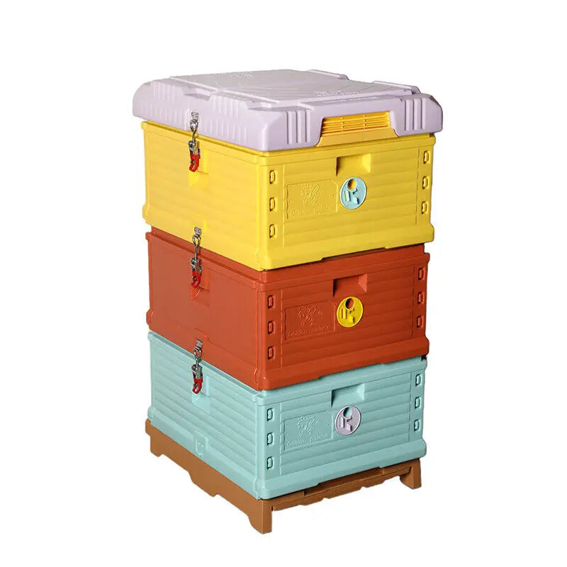 Unique 3-Layer Langstroth Bee Hive Boxes Bee Hives Beehive PVC Beekeeping Hives