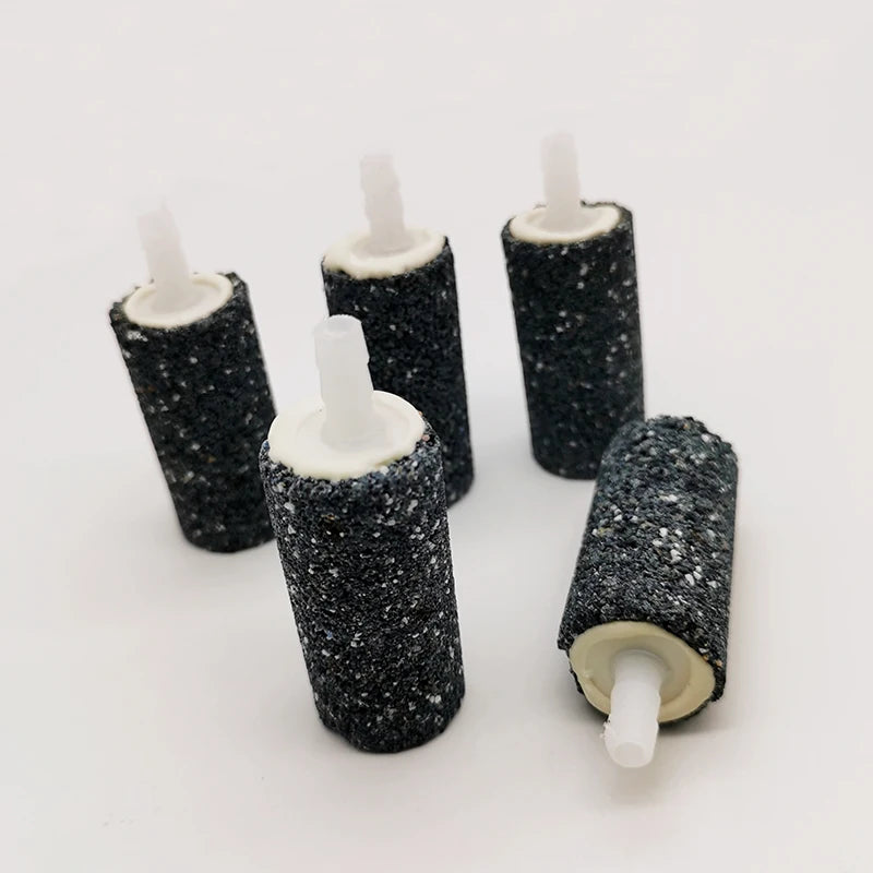 1pc Cylindrical Aquarium Air Bubble Stone Aerator for Aquarium Fish Tank Accessories Pump Hydroponic Oxygen Plate Mini Air Pump