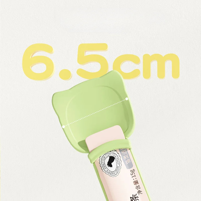 Pet Feeder Spoon Cat Snack Liquid Food Squeeze Tools Multifunctional Cat Feeding Spoon for Wet Food Treat Puppy Kitten Dispenser