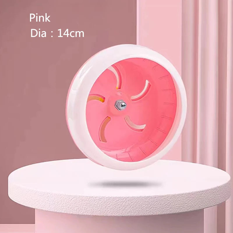 Smooth Hamster Wheel Silent Small Pet Exercise Wheel Plastic Running Toy for Hamster Cage Small Pet Sports Wheel Pet Accessories