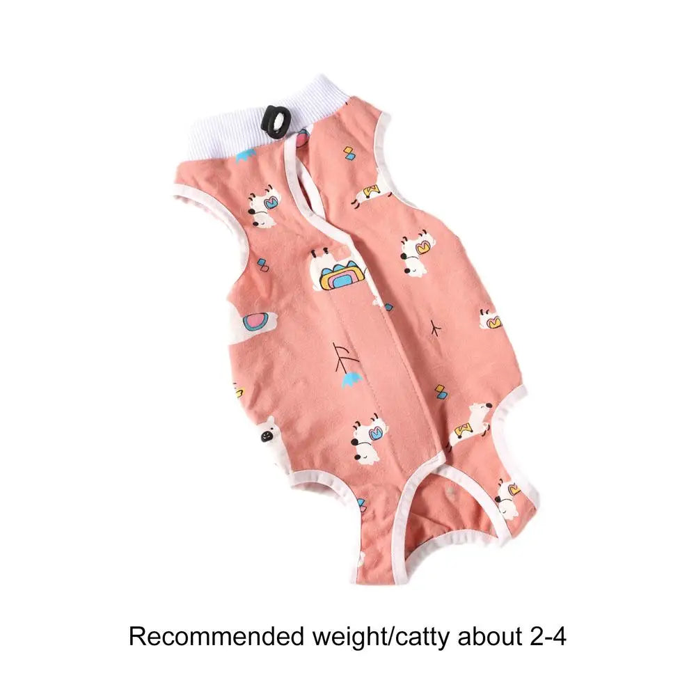 Cat Recovery Onesie Breathable Spay Abdominal Kitten Recovery Shirt Collar Alternative Kitten Onesie Clothes Kitten Shirt Coats