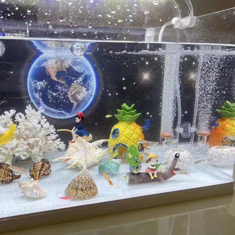 Highly Transparent Glass Air Pump Sand Stone Aquarium Oxygen Pump Fresh Air Stone Nano Bubble Bar Aquarium Fish Tank Aerator New