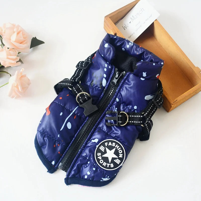 2023 Hot Winter Pet Dog Jacket Coat Thickening Warm Puppy Dog Clothes With Hood For Chihuahua Poodle Bichon