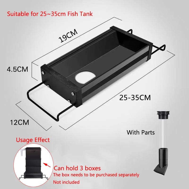Fish Tank Drip Box Base Accessories Bracket Aquarium Filter Box Bracket Upper Filter Bottom Plate For Filter Drip Box Aquarium