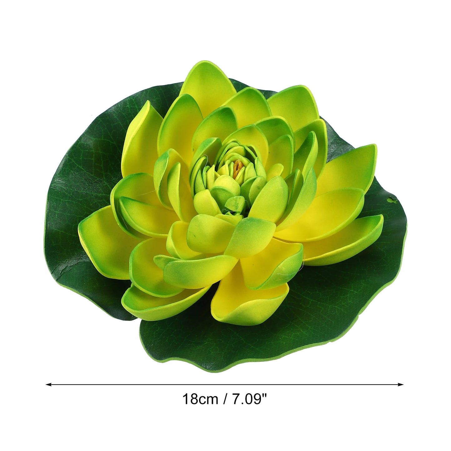 UXCELL 6pcs Artificial Decorations Floating Lotus Flower for Fish Tank Artificial Lotus Flower Plastic Decorative Ornaments