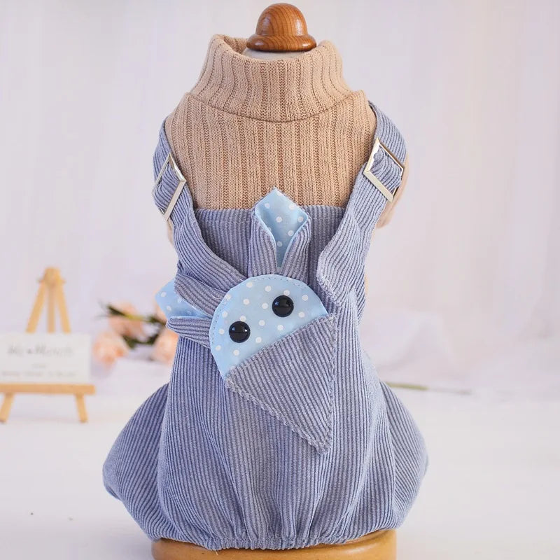Spring and Autumn New Pet Dog Rompers Small Dog Four-legged Clothes Sweater Pet Puppy Fluffy Skirt Cute Jumpsuit for Dogs