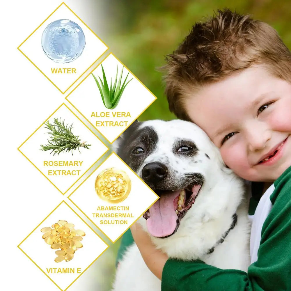 2Ml Pet Dog Cat Vitro Drops Long-Lasting Control Repel Fleas Ticks Lice Insect Remover Spray For Cats Kittens Dogs