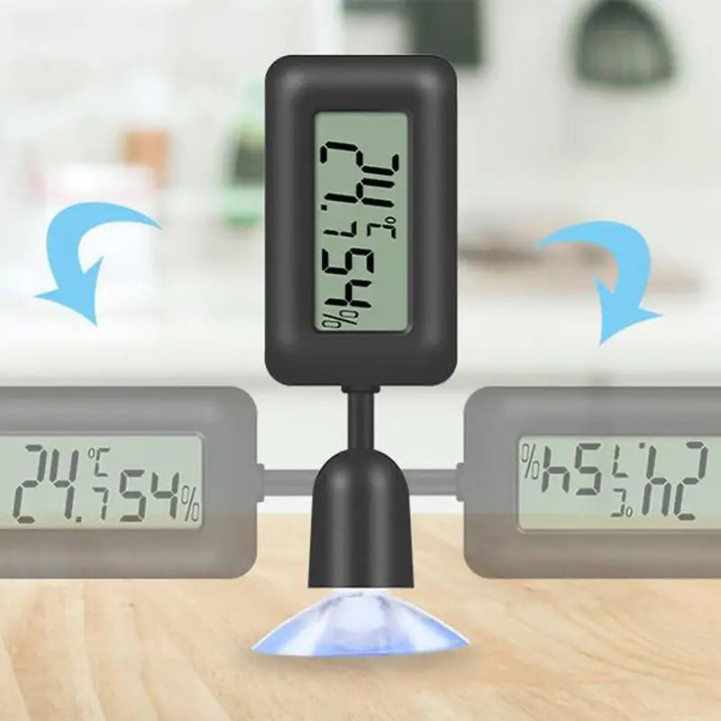 Thermometers Hygrometer Terrarium 2-in-1 Design Digital Temperature Meters 90-degree Adjustable Indoor Hygrometer Greenhouse