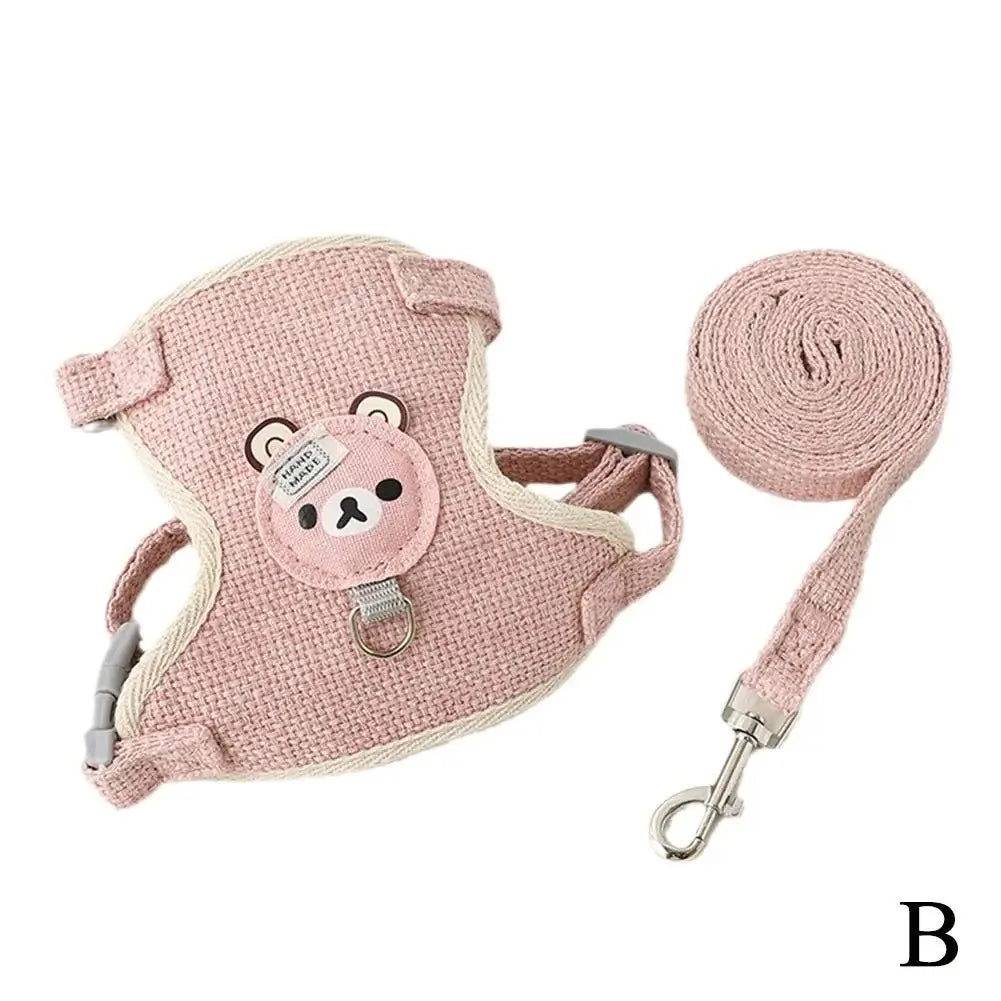 Kittens Harness Pet Collar Supplies for Cats Small Breeds Products Pets Collars Kitten Products Pet Puppy Harness Things