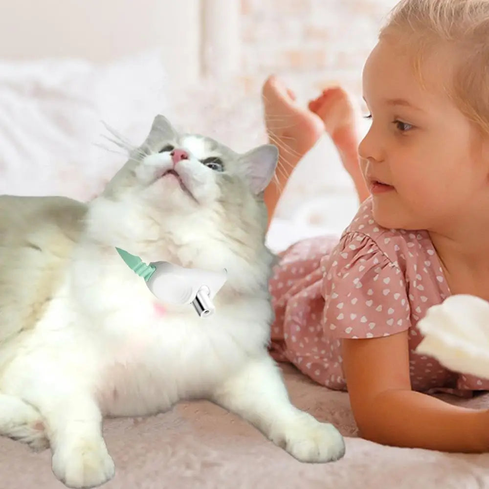 Laser Cat Collar LED Laser Cat Teasing Toy Cat Collar Toy Electric Smart Laser Teasing Cat Interactive Toy Kitten Playing Toy