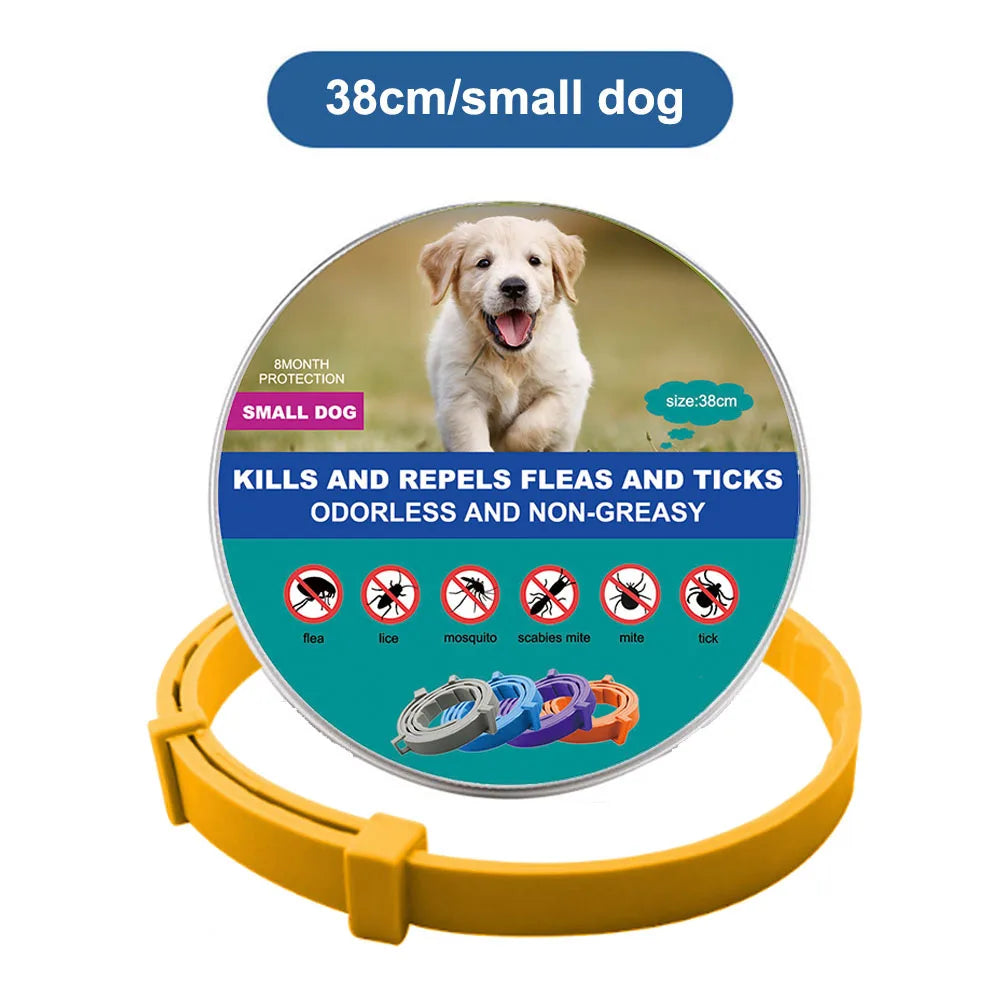 38cm 70cm Retractable Deworming Dog Cat Collar Pet Anti Flea Ticks Collar Repellent Mosquito Pet Collars for Cats Dogs Products