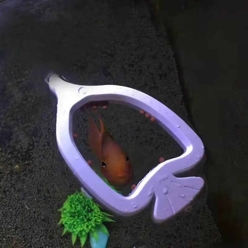 1pcs New Floating Aquarium Feeding Ring Fish Tank Station Floating Food Tray Feeder Aquarium Accessory with Suction Cup
