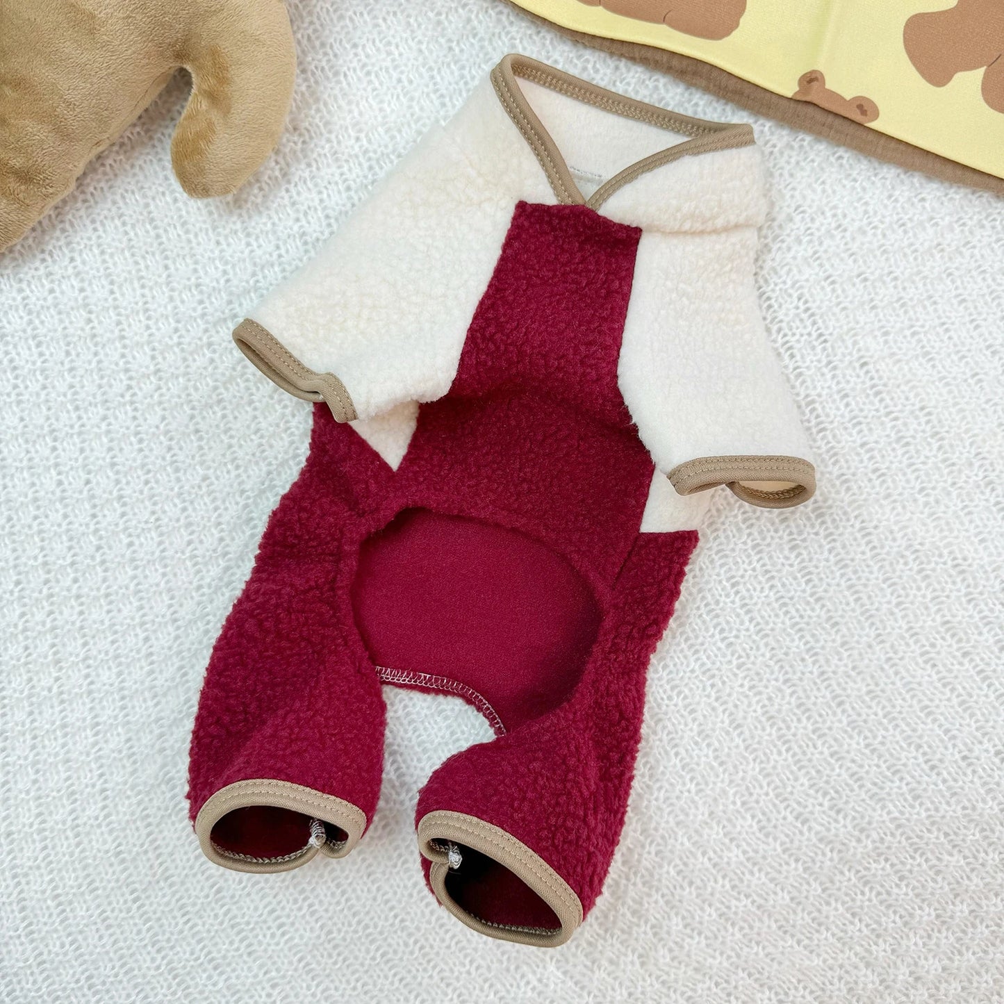 S-4XL Dog Pajamas for Small Medium Large Dogs, Thicken Warm Fleece Pajamas Dog Sweater Onesie Chiwawa Yorkie Dog Winter Clothes