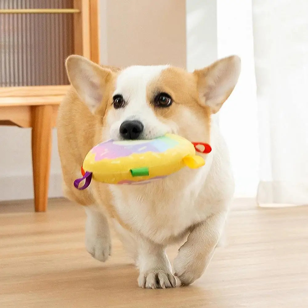 Squeaky Pet Toys Dog Plush Sound Chew Toys Bbiscuit Shape Animal Squeaky Dog Chewing Toy Plush Dog Toys Puppy Chewing Sound Toy