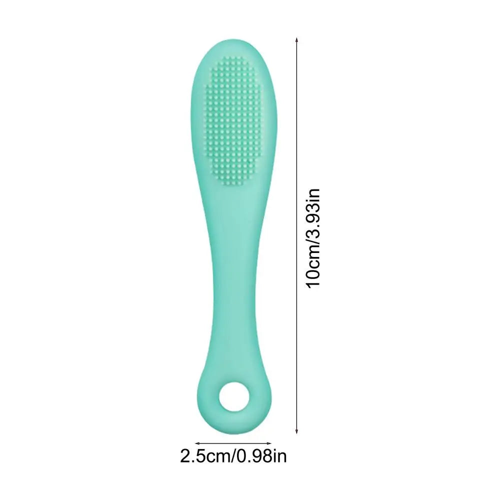 Cat Chin Brush Soft Chin Scrubber Soft Silicone Grooming Chin Scrubber Non-Slip Multifunctional Finger Pet Supplies