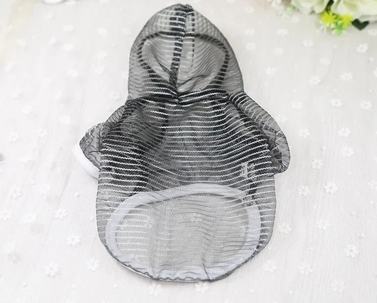 Ultra Thin Transparent Pet Dog Sun Protection Hoodie Clothes For Small Dogs Chihuahua Puppy Cat Summer Vest Shirt French Bulldog
