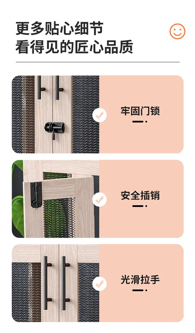 Yut four seasons universal wooden kennel cat litter pet litter indoor wild kennel large, medium and small dog kennel cat house