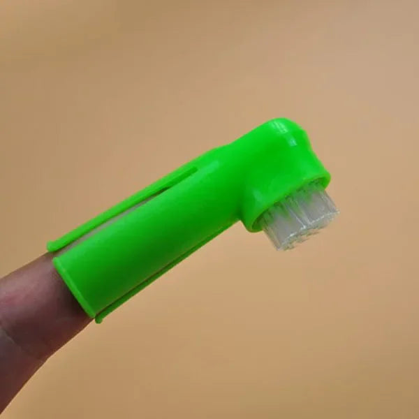 Super Soft Pet Cleaning Finger Toothbrush Teddy Dog Brush Bad Breath Tartar Teeth Tool Dog Cat Pet Supplies Dog Toothbrushes