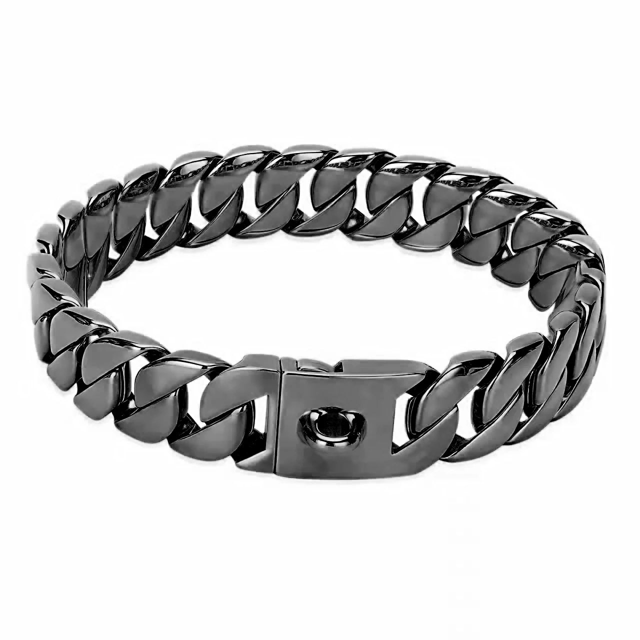 Strong 32mm Wide Gold Dog Chain Collars Heavy Stainless Steel Dogs Choker Pitbull Gold Dog Necklace For Large Huge Dogs