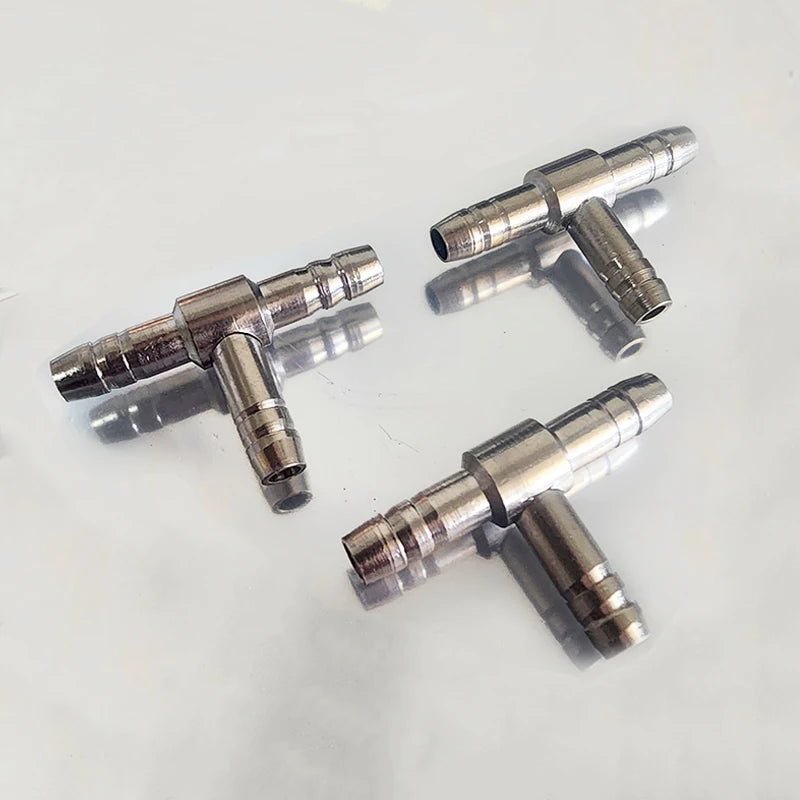 Stainless Steel Air Splitter Valve Aquarium Fish Tank Air Pump Flow Splitter Distributor Pump Valve Tap Lever Control 3WayOutlet