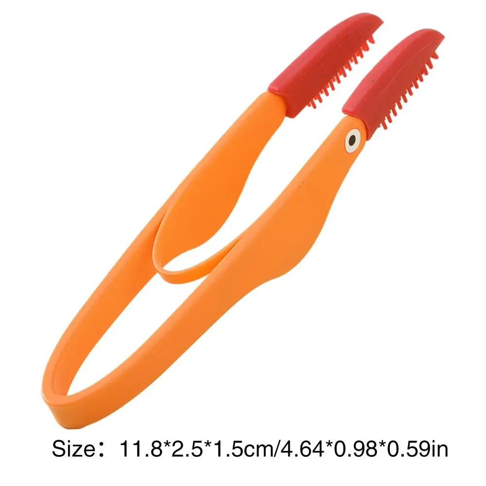 Dog Eye Comb Silicone Brush Head Pet Comb For Tear Stains With Anti-Slip Handle Durable Dog Eye Booger Remover Soft for Pets