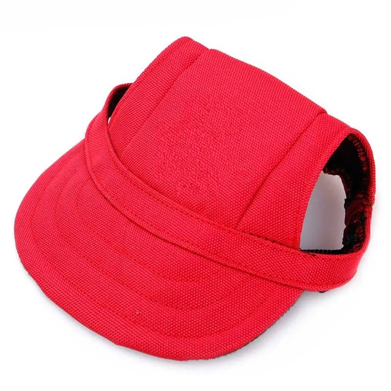 Adjustable Baseball Cap with Ear Holes for Large Medium and Small Dogs Summer Dog Cap Puppy Sun Hat Outdoor Hiking Pet Products