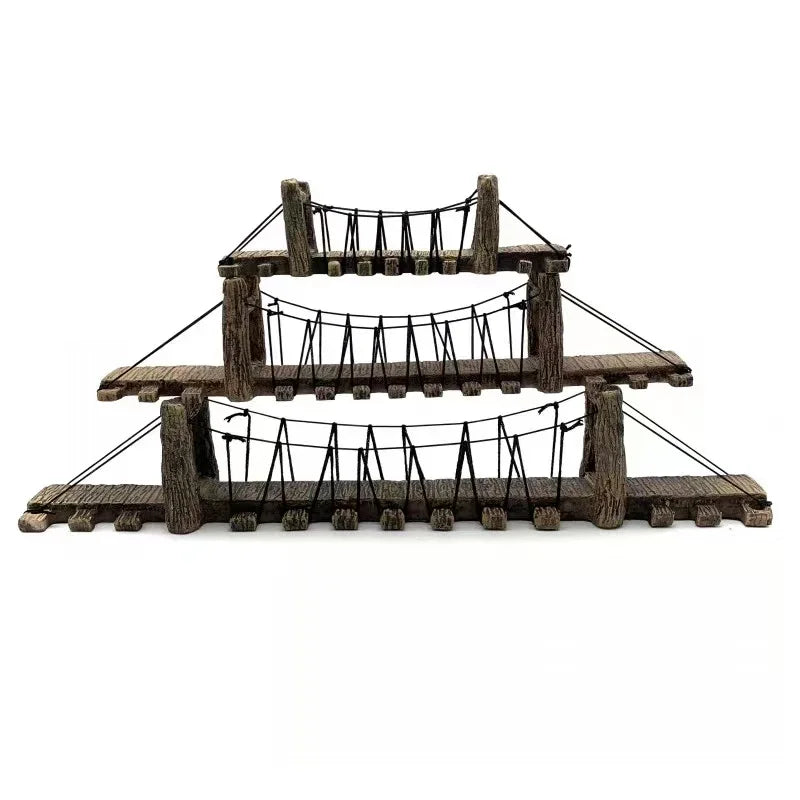 1pc Aquarium Resin Bridge Decoration Rocks Fish Tank Ornaments Decor Landscaping Rockery Mountain Bridge Hiding Cave Accessories