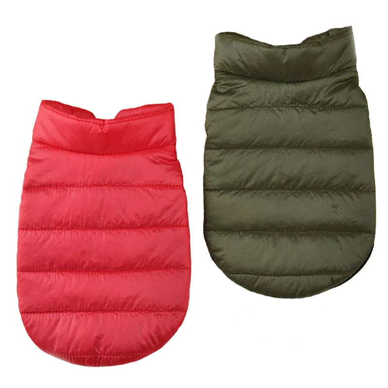 Lightweight Dog Jacket Pet Down Jacket Coat Autumn Dog Clothes for Small Medium Dogs Chihuahua Yorkie Bulldog Dachshund Clothing