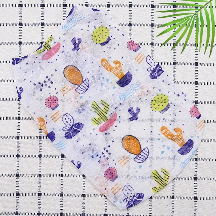 Pet Clothing Summer Sunscreen Cool Breathable Dog Vest Mesh Small Dog T-Shirt Outfit For Chihuahua Small Medium Dogs Accessories