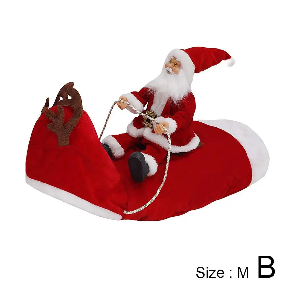 Creative Christmas Pet Clothes Old Man Riding Costume Christmas Atmosphere Funny Supplies Cats And Dogs Pet Winter Clothes