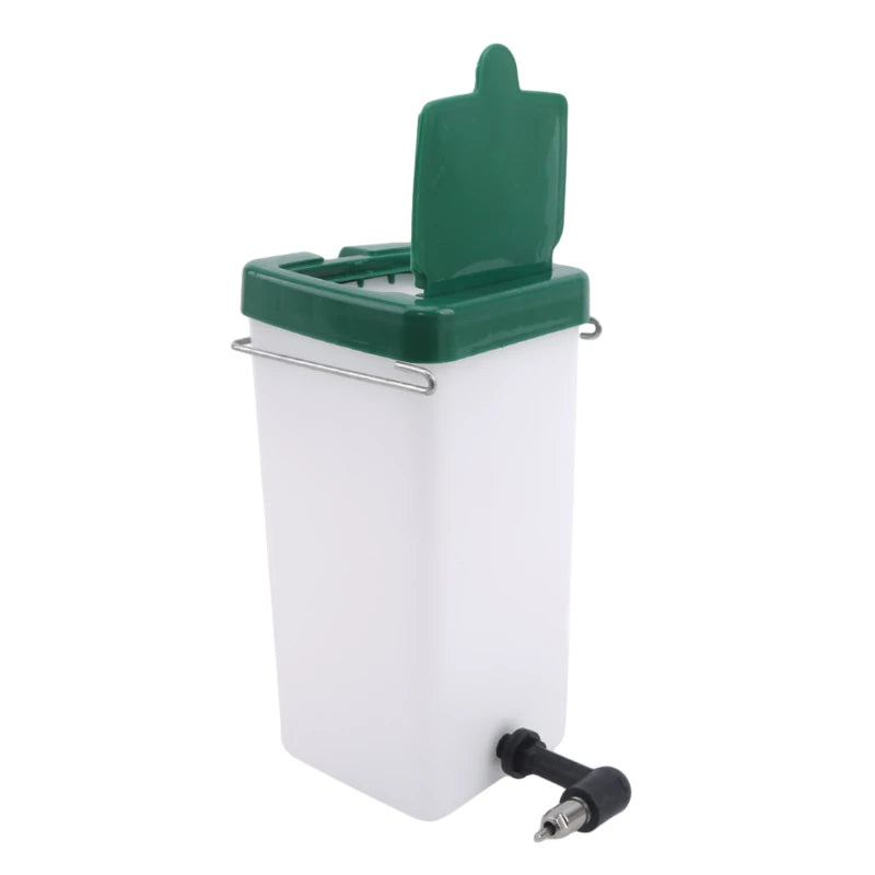 1L Plastic Rabbit Drinking Water Bottle Bucket Hamster Dispenser Cage Hanging Feeder Nipple Water Drinker for Rabbit Guinea pig