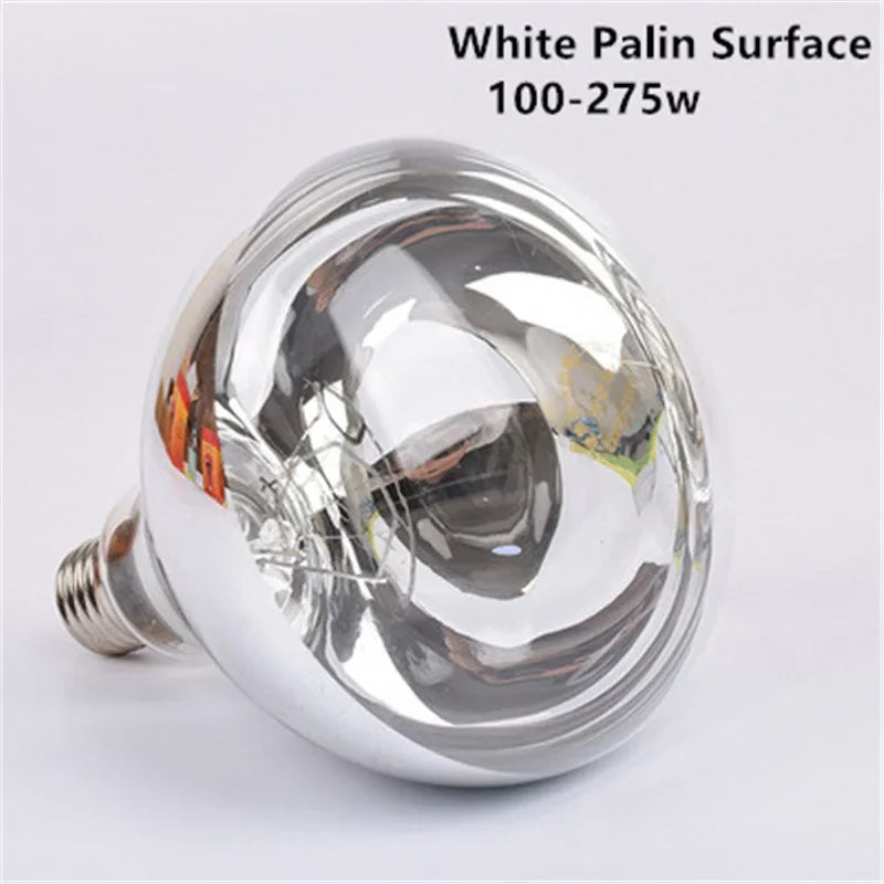 100-275 Watt 220v Waterproof Anti-explosion Livestock Chicks Piglet Heating Lamp Infrared Heat Light Bulb For Poultry Pig House