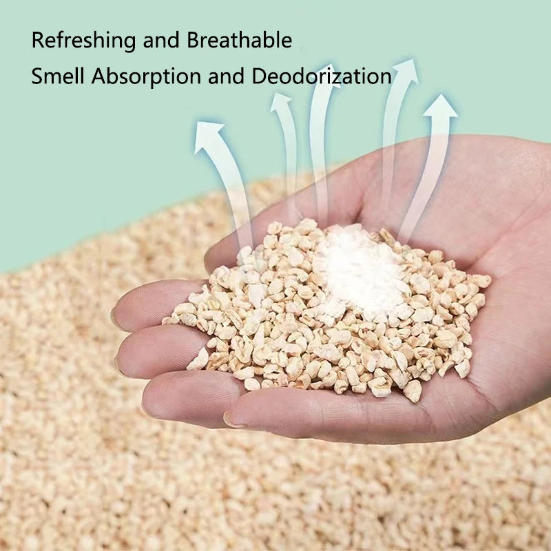 100/200/500g Natural corn cobs Hamster Rat Mouse Bedding Nest Cushion Material for Guinea Pigs Rabbits Chinchillas Remove odor