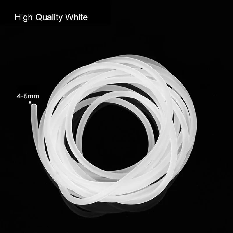 1m/3m/5m/10m/20m Aquarium Oxygen Pump Hose Air Bubble Stone Aquarium Fish Tank Pond Pump Tube 4*6mm Food Grade Material Tubes