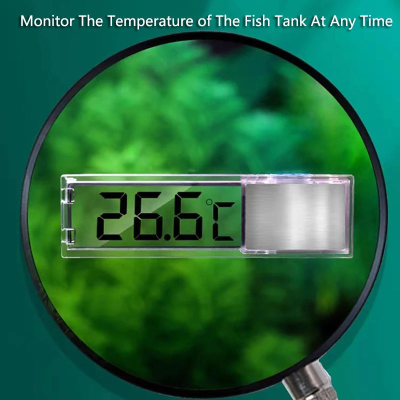 LCD Aquarium Thermometer Digital Electronic Temperature Measurement Fish Tank Temp Meter Aquarium Thermometer Accessories