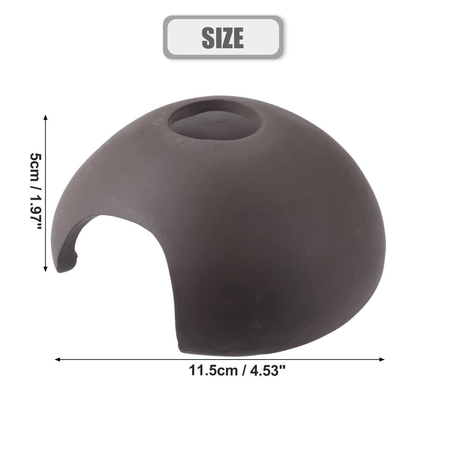 UXCELL Aquarium Hideaway Rock Cave Decoration Parts Resin Fish Shrimps Shelter Pottery House Canister Fish Tank Accessories